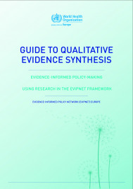 Guide to qualitative evidence synthesis: evidence-informed policy-making using research in the EVIPNET framework